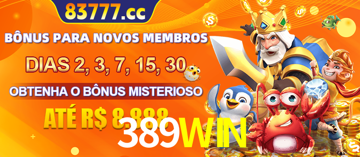 Anúncio dos benefícios para Membro VIP Sênior na plataforma 389WIN, incluindo bônus promocionais, semanais e mensais, ilustrado com o personagem Fortune Tiger.